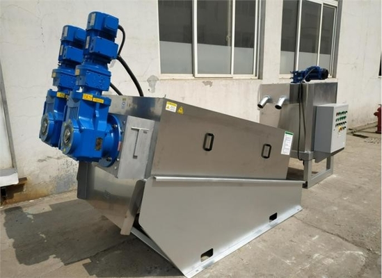 kaufen Aufgestapelte mobilen Schraubpresse Schlamm Entwässerungsmaschine Edelstahl Schlammpresse online manufacture