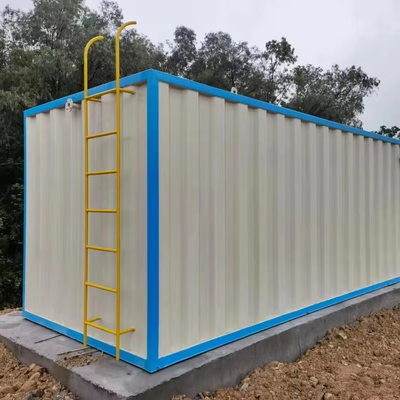 kaufen 7500 kg Gewicht Baustoffgeschäfte Haushalts Abwasser Intelligente integrierte mobile Abwasserbehandlungsanlage MBBR online manufacture