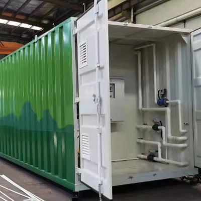 kaufen 50/100/200m3/d MBR Bioreaktor Behälter-Abwasserbehandlungsanlage mit elektrischer automatischer Steuerung PLC  Compact Design Online-Herstellung