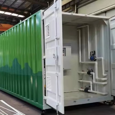 kaufen 50/100/200m3/d MBR Bioreaktor Behälter-Abwasserbehandlungsanlage mit elektrischer automatischer Steuerung PLC Siemens Compact Design online manufacture
