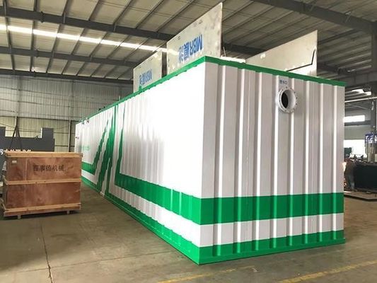 kaufen MBR Abwasseraufbereitungsanlage mit PVDF-Membranmaterial und 95% SS-Entfernungseffizienz im kompakten Design Online-Herstellung