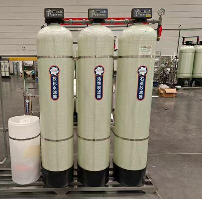 kaufen 500 L/Stunde Produktivität RO-Wasserbehandlungsanlage mit PLC-Kernkomponenten und 1-Jahresgarantie Online-Herstellung