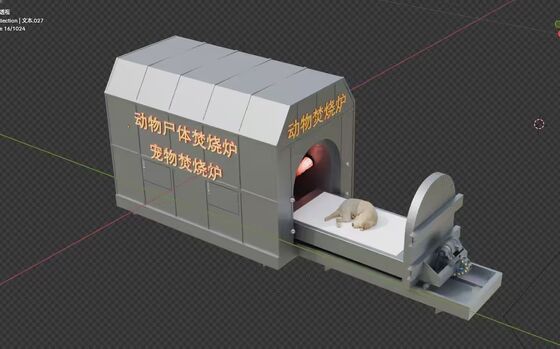 Anpassbarer Tierkörperverbrennungsofen mit SPS-Steuerung für umweltfreundliche Entsorgung von Tierkörpern