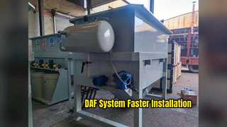 Integriertes DAF-System zur Chemikaliendosierung, schnelle Installation