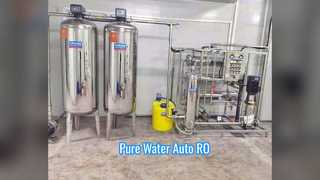 Reinwasser-Auto-RO-Filtration aus Edelstahl